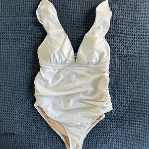 A Pea in the Pod {Ruffled} Maternity One Piece Swimsuit